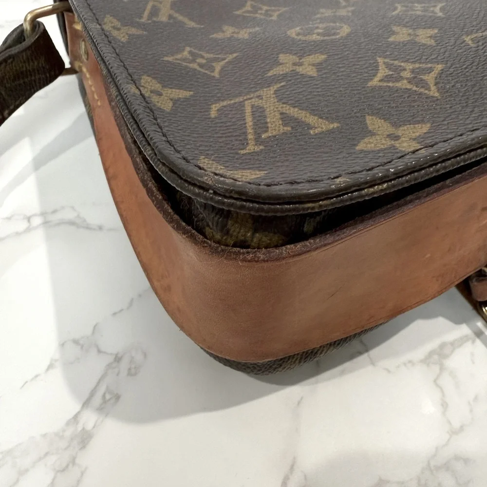 Louis Vuitton Cartouchière MM Crossbody Bag – Vintage Monogram 1982 + COA - Picture 15 of 16